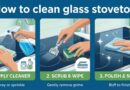 How to clean glass stovetop