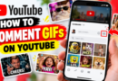 How to comment GIFs on YouTube using the GIF button in comments.